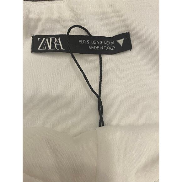 Zara Cream Corset Bodysuit Roused Bust Adjustable Strap Size Small Coquette Sexy - Picture 5 of 7